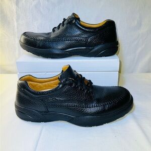 Dr.Comfort Men's Black Leather Shoes
